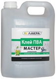 Клей ПВА Лакра Мастер  0,9кг универсальный