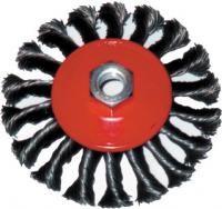 Корщетка-колесо FIT 39116 125мм витая, с наклоном