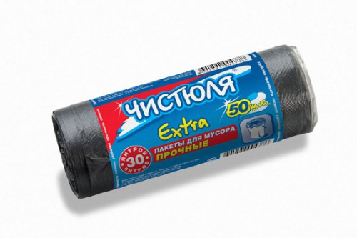 Мешки для мусора 30л 1/30шт Чистюля