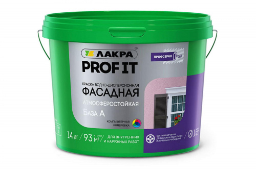 Краска фасадная Лакра Prof It 14кг