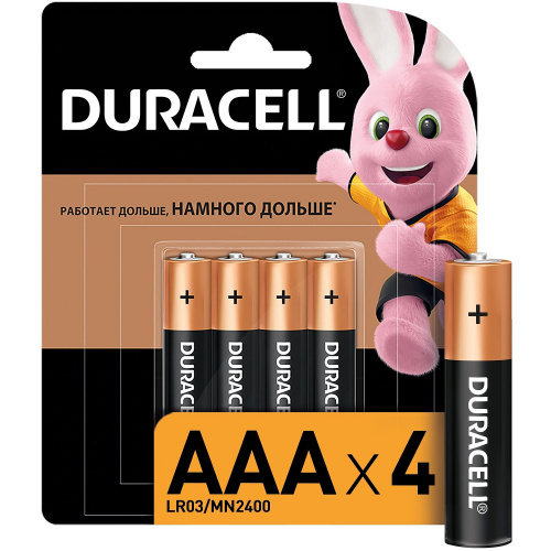 Батарейка Duracell LR3 AAА 4шт.