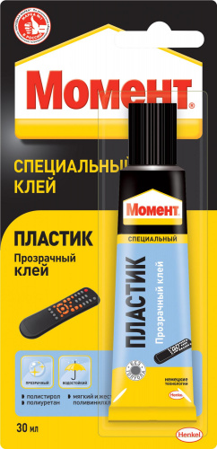 Клей Момент Пластик  30мл